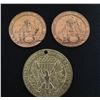 Image 1 : Qty 3 Tokens or Medals: 2 Territory of Montana & The Pursuit of Liberty