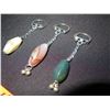 Image 2 : Qty 3 Key Chains w/ Polished Stones Approx. 4"L