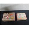 Image 2 : Qty 2 Wooden Boxes Made in Japan w/ Decorative Lids 5"-6"L