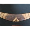 Image 3 : Boomerang Made by Australian Aboriginals Mangrove Timber 22"L