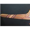 Image 2 : Boomerang w/ Painted Tribal Design 20"L