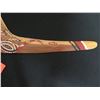 Image 3 : Boomerang w/ Painted Tribal Design 20"L