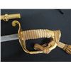 Image 2 : B. Pasquale Co. Engraved Sword w/ Scabbard & Case 33"L