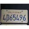 Image 2 : Qty 3 License Plates: California Oct 2005 & Hawaii Dec 2007