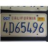 Image 3 : Qty 3 License Plates: California Oct 2005 & Hawaii Dec 2007