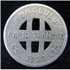 Image 1 : Honolulu Rapid Transit Co. Ltd. 1923 Token One Half Fare To & From School
