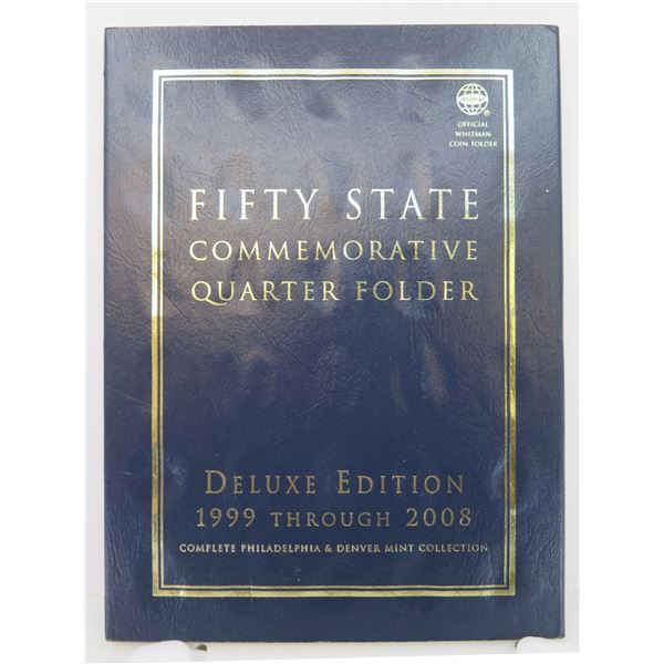 Fifty State Commemorative Deluxe Edition 1999 Through 2008 (Incomplete)