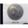 Image 2 : Set of Hawaiian Coins 1883 Kalakaua Dollar, Half Dollar, Quarter & Dime & Kamehameha Cent