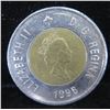 Image 1 : Elizabeth II D.G. Regina 1996 Canada 2 Dollar Coin