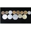 Image 1 : Qty 13 Loose Coins: French Francs, German Pfenning, Russian CCCP, Cypress Kyiipoe, etc