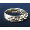Image 2 : Gold 14k Woven Design Ring Size 10.5, Wt 7.80 grams