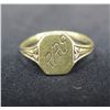 Image 1 : Gold 10k Initial Ring "RRS" Size 5.5, Wt 1.22 grams