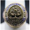 Image 1 : Gold 10k Punahou School Ring, Honolulu, Hawaii 1841, Size 8, 8.20 grams