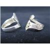 Image 3 : Qty 2 Spoon Wrap Rings (1 Marked 925 Sterling) Adjustable Size 8, 7.21 grams