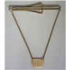 Image 1 : Gold 10k Initial Pendant "WHR" w/ Chain 3.63 grams