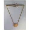Image 2 : Gold 10k Initial Pendant "WHR" w/ Chain 3.63 grams