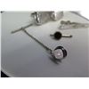 Image 2 : Qty 2 Cufflinks & Matching Tie Tack, Swank Tie Bar Clasp, etc