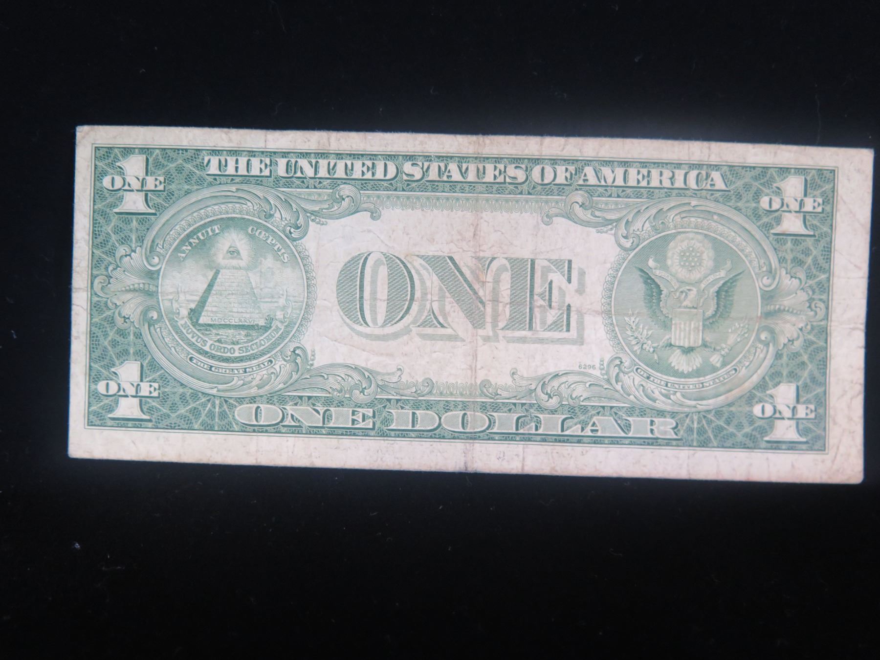 Series 1935 G One Dollar Silver Certificate Without In God We Trust