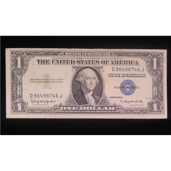 Series 1935 H One Dollar Silver Certificate