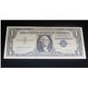 Image 1 : Series 1957 B One Dollar Silver Certificate Error Note w/ Misaligned Dies