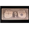 Image 1 : Series 1957 B One Dollar Silver Certificate Error Note w/ Misaligned Dies