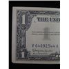 Image 2 : Series 1957 B One Dollar Silver Certificate Error Note w/ Misaligned Dies