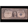 Image 1 : Series 1957 B One Dollar Silver Certificate Error Note w/ Misaligned Dies