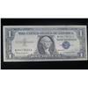 Image 1 : Series 1957 B One Dollar Silver Certificate Error Note w/ Misaligned Dies