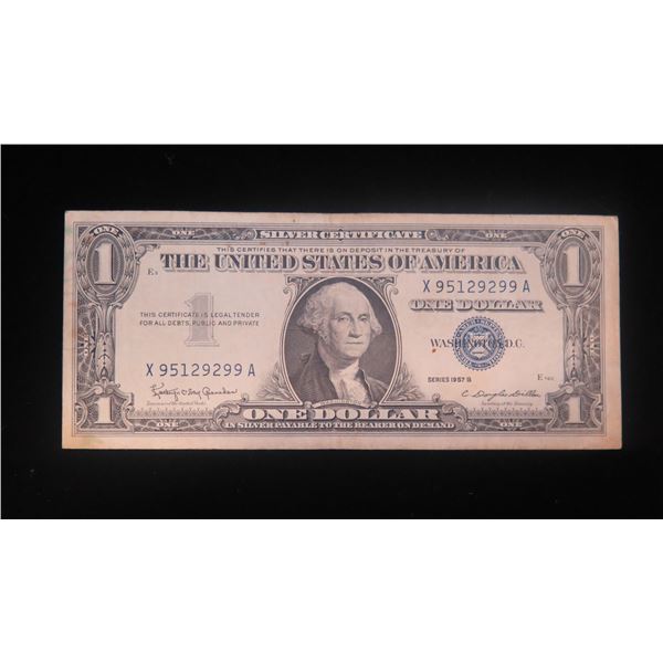 Series 1957 B One Dollar Silver Certificate Oahu Auctions Series 1957 B One Dollar Silver Certificate Oahu Auctions