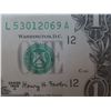 Image 5 : Series 1963 A One Dollar Federal Reserve Note w/ Misaligned Dies