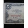 Image 2 : Series 1953 A Two Dollar United States Note w/ Misaligned Dies