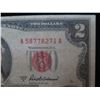 Image 5 : Series 1953 A Two Dollar United States Note w/ Misaligned Dies