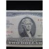 Image 3 : Series 1963 Two Dollar United States Note w/ Misaligned Dies