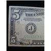 Image 2 : Series 1934 Five Dollar Federal Reserve Note w/ Misaligned Dies
