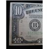 Image 2 : Series 1928 B Ten Dollar Federal Reserve Note w/ Misaligned Dies
