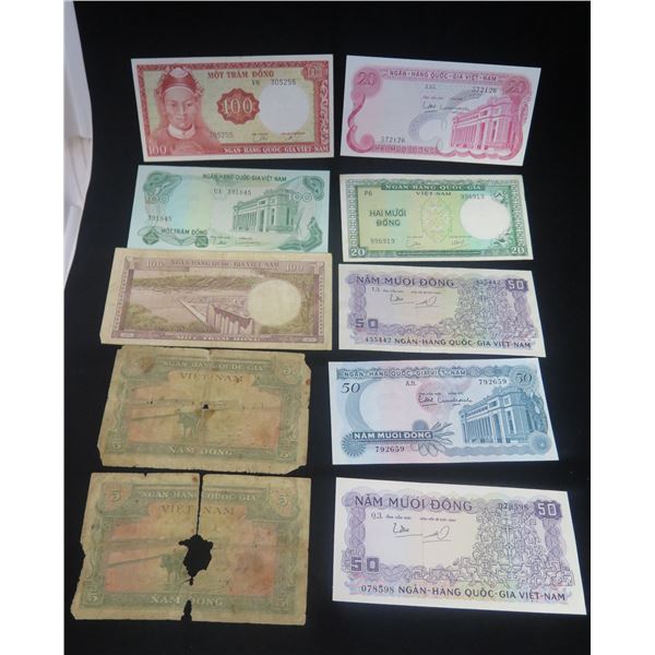 Qty 10 Collectible Bills Vietnam Dong Misc Value