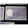 Image 6 : Qty 6 Collectible Bills Reserve Bank & Government of India Rupee Misc Value