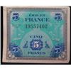 Image 1 : Serie de 1944 Cinq 5 Francs Emis En France Liberte, Egalite, Fraternite