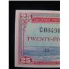 Image 2 : Series 681 Military Payment Certificate Twenty-Five Cents