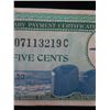 Image 3 : Series 681 Military Payment Certificate Five Cents
