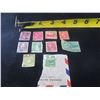 Image 12 : Qty 10 Collectible Stamps: Queen Elizabeth, Deutsche Reich, US Postage Misc Value, etc