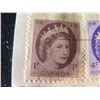 Image 2 : Qty 10 Collectible Stamps: Queen Elizabeth, Republique Francaise, Canada, US Postage Misc Value, etc