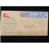 Image 2 : Qty 2 Matson Envelopes Tin Can Island Canoe Mail Tonga Islands