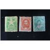 Image 1 : Qty 3 Collectible Hawaii Stamps: Elua & Akahi Keneta Stamped Provisional Govt. 1893