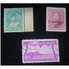 Image 1 : Qty 3 Collectible Hawaii Stamps: Akahi & Elua Keneta & Diamond Head - 2 Stamped Provisional Govt. 18