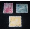 Image 1 : Qty 3 Collectible Hawaii Stamps: Hawaiian Islands Postage & 2 Crest w/ Warriors One Cent