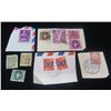 Image 1 : Qty Approx. 11 Collectible Stamps: Helvetia, India, Deutsche, etc