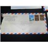 Image 7 : Qty 6 Envelopes w/ Stamps: Queen Elizabeth, Europa, Republique Francaise, Sverige, Hong Kong, etc