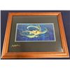 Image 1 : Dennis Mathewson Hawaii Artist Octopus Carved Aluminum Panel, Signed, Framed & Matted 23"x19"