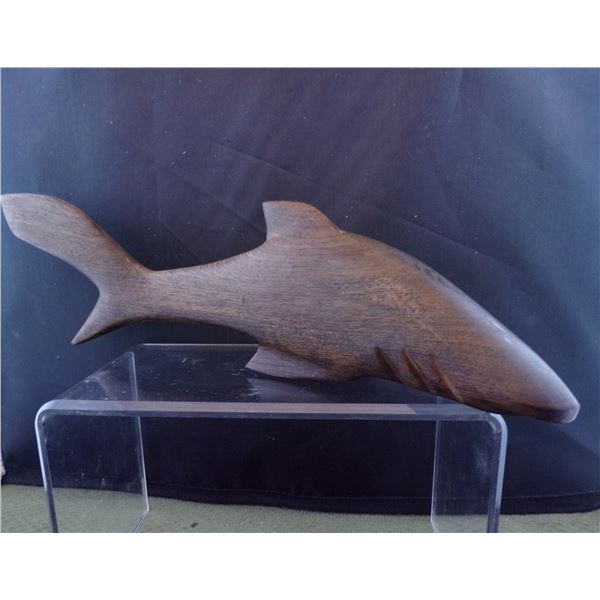 Carved Desert Ironwood Shark DW 236